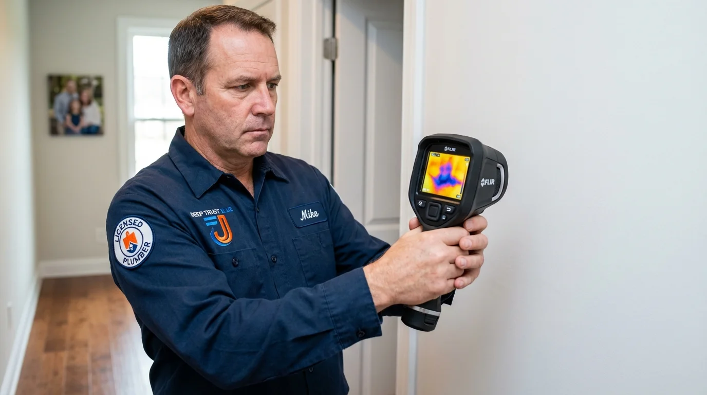 Thermal imaging leak detection by Johns Plumbing LLC in New Rochelle
